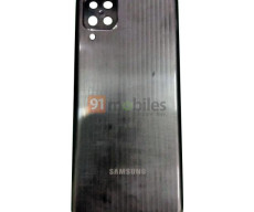 Samsung Galaxy F12 / M12 rear panel leaks out