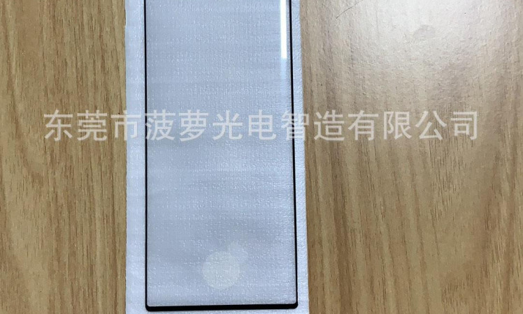 Samsung Galaxy Note 10 screen protector matches previously leaked design