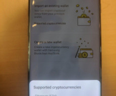 Samsung Galaxy S10 live images leak with Samsung Blockchain KeyStore