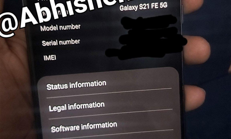 Samsung Galaxy S21 FE hands-on pictures leaked