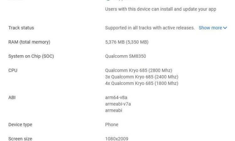 Samsung Galaxy S21 FE key specs confirmed through Google Play console