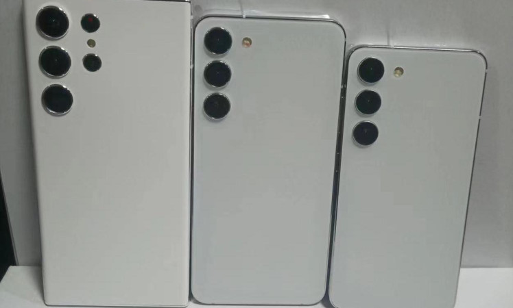 Samsung Galaxy S23, S23 Plus and S23 Ultra dummy units compared in leaked pictures
