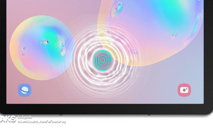 Samsung Galaxy Tab 6 with UD Fingerprint Sensor