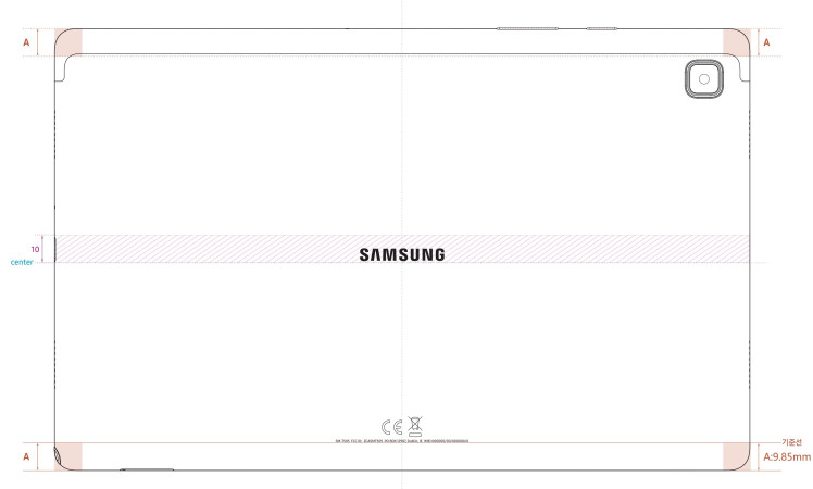 Samsung Galaxy Tab A7 design leaked by FCC
