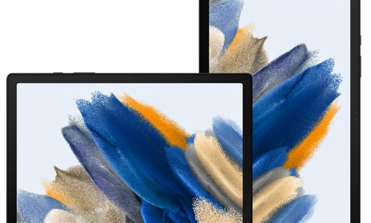 Samsung Galaxy Tab A8 press render (front) leaked by @evleaks