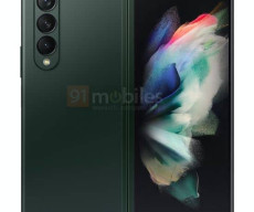 Samsung Galaxy Z Fold 3 press renders leaked in three color options