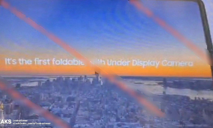 Samsung Galaxy Z Fold 3 promo material leaks out