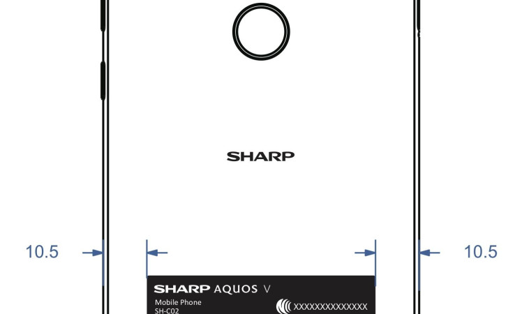 Sharp Aquos V (SH-C02) schematics leaked by FCC