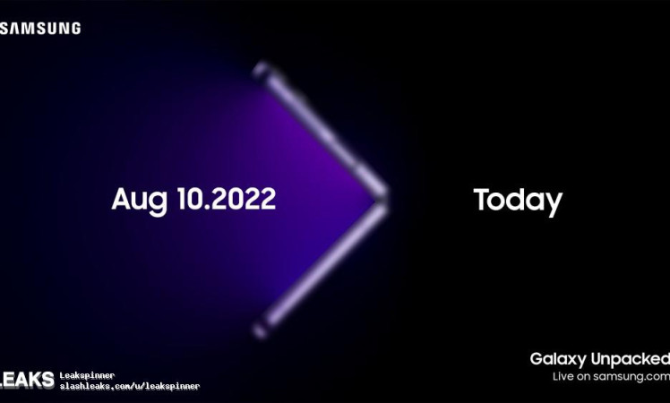 Upcoming Samsung Unpacked (Galaxy Z Fold4 and Galaxy Z Flip4) event date leaked