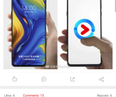Xiaomi mi mix 3 real chin on Youku- not thin like official ad