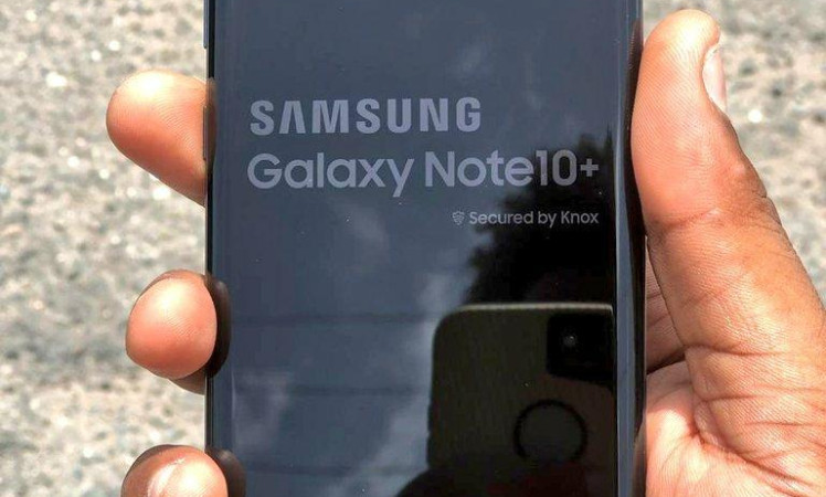 Yet another Galaxy Note 10 Plus live picture leaks out